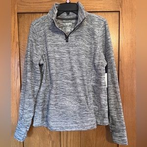 ⭐️3/$15 Heather gray athletic quarter zip